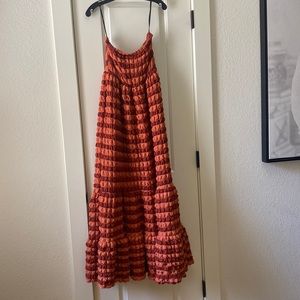 Forever 21 Strapless Striped Maxi Dress - Medium NWT